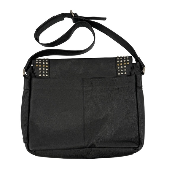 Joe's Jeans Black Crossbody Bag with Gold Studs - Picture 2 of 16